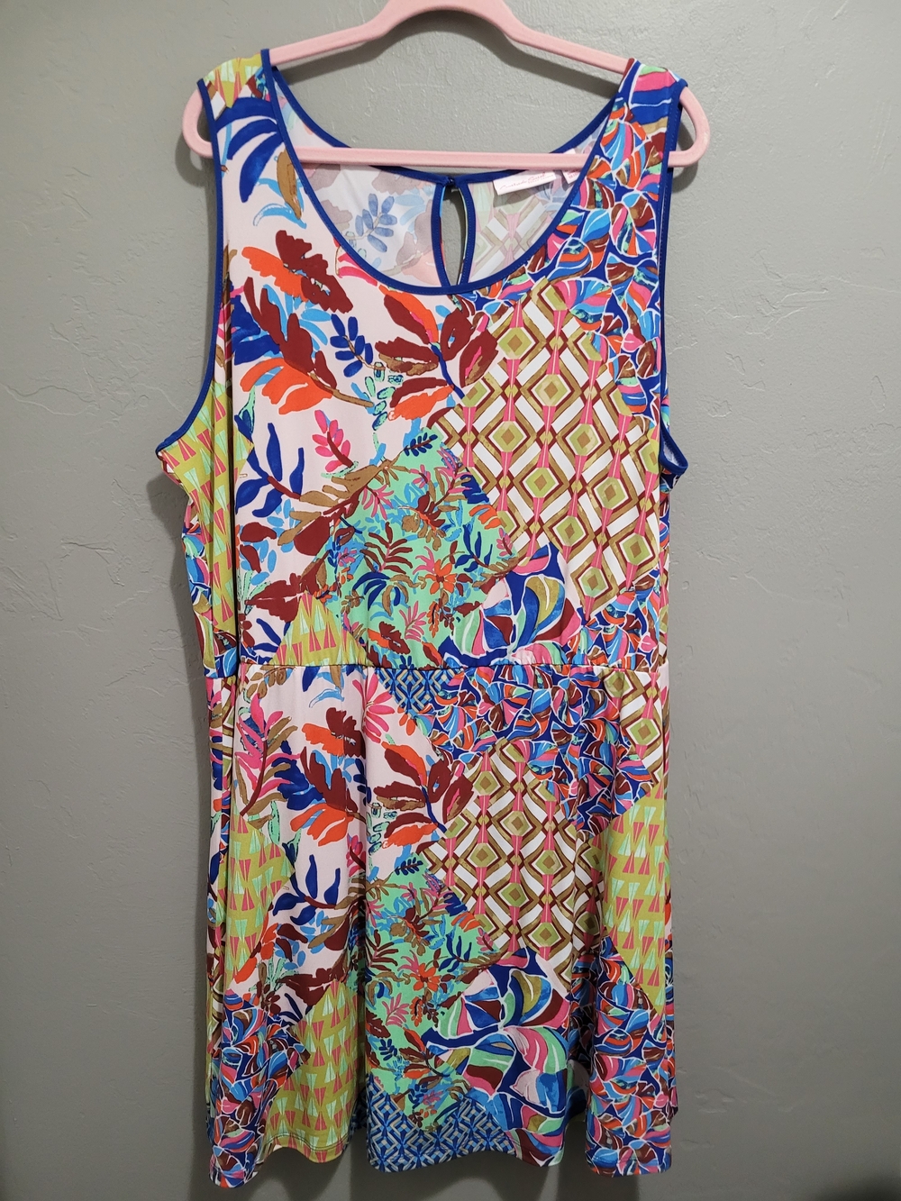 Susan Graver Courtside Social Liquid Knit Skort Dress XXl